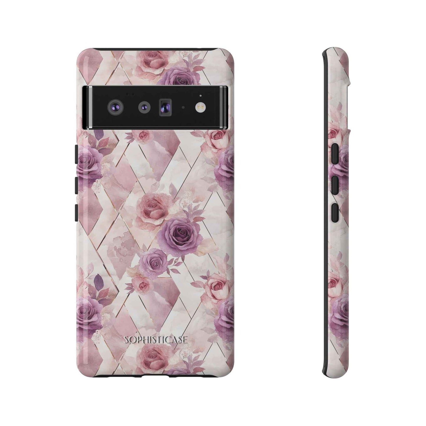 Royal Floral in Mauve Rose - Tough Phone Case