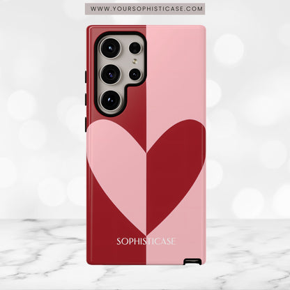 Be Mine in Red and Pink - iPhone Case, Samsung Galaxy Case, Google Pixel Case