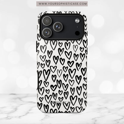 Dark Thoughts in Urban Heart - Tough Phone Case