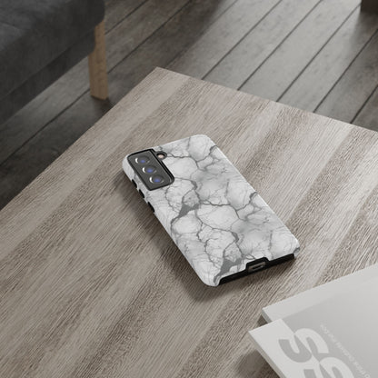 Marble Opulence in Charcoal Grey - Tough Phone Case
