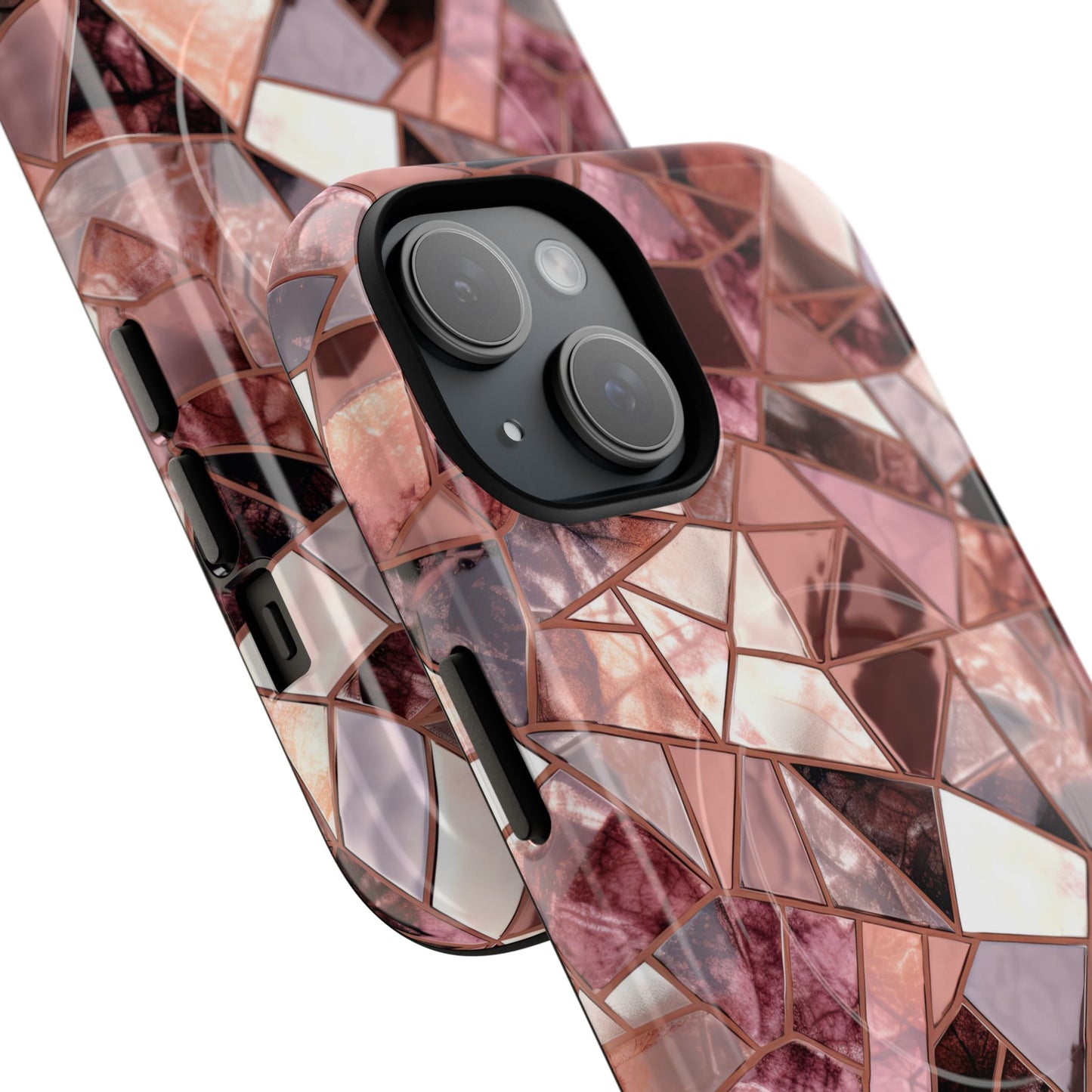 Rose' Runway in Merlot Mosaic - Magsafe Case