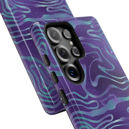 Cosmic Gold in Blue & Purple - iPhone Case, Samsung Galaxy Case, Google Pixel Case