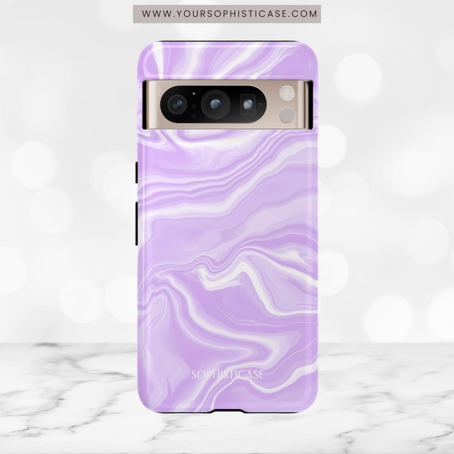 Liquid Dreams in Light Purple - Tough Phone Case