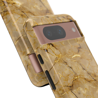 Marble Opulence in Gold - iPhone Case, Samsung Galaxy Case, Google Pixel Case