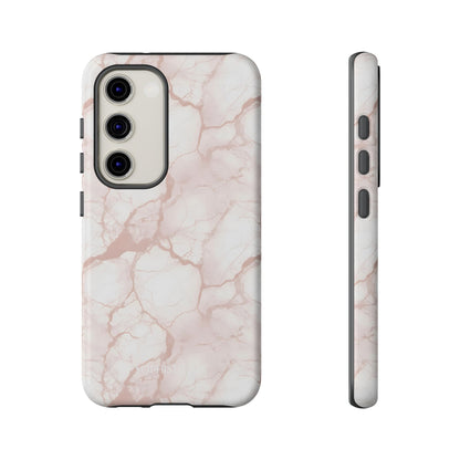 Marble Opulence in Neutral Beige - Tough Phone Case
