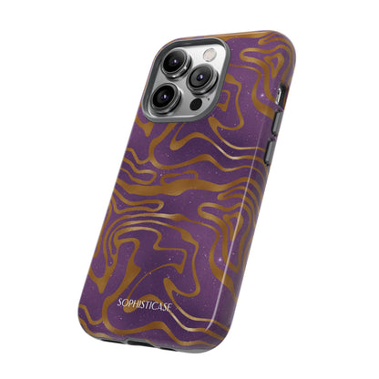 Cosmic Gold in Purple - iPhone Case, Samsung Galaxy Case, Google Pixel Case