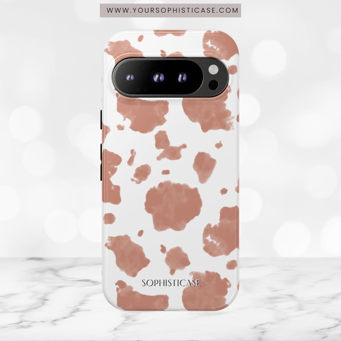 Holy Cow in Light Brown - iPhone Case, Samsung Galaxy Case, Google Pixel Case