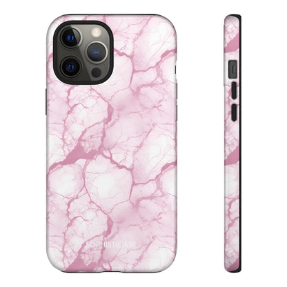 Marble Opulence in Pink - Tough Phone Case