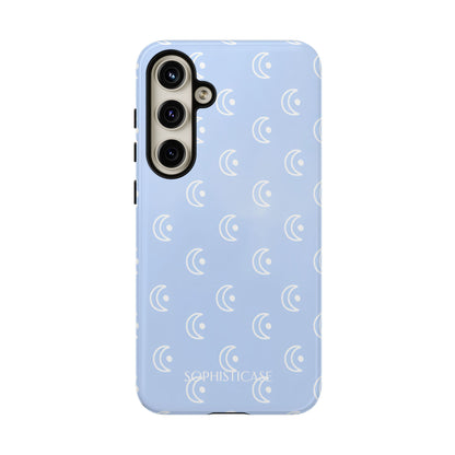 Moon Phase in Baby Blue - Tough Phone Case for Samsung Galaxy