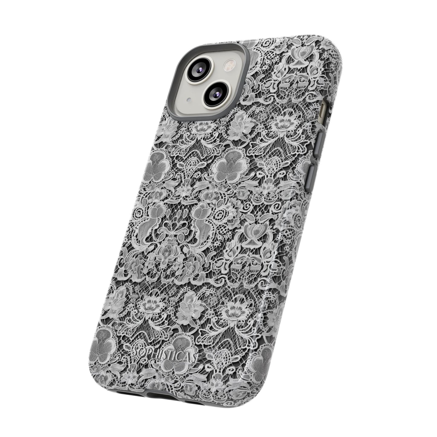 Luxe Lace in Black - Tough Phone Case