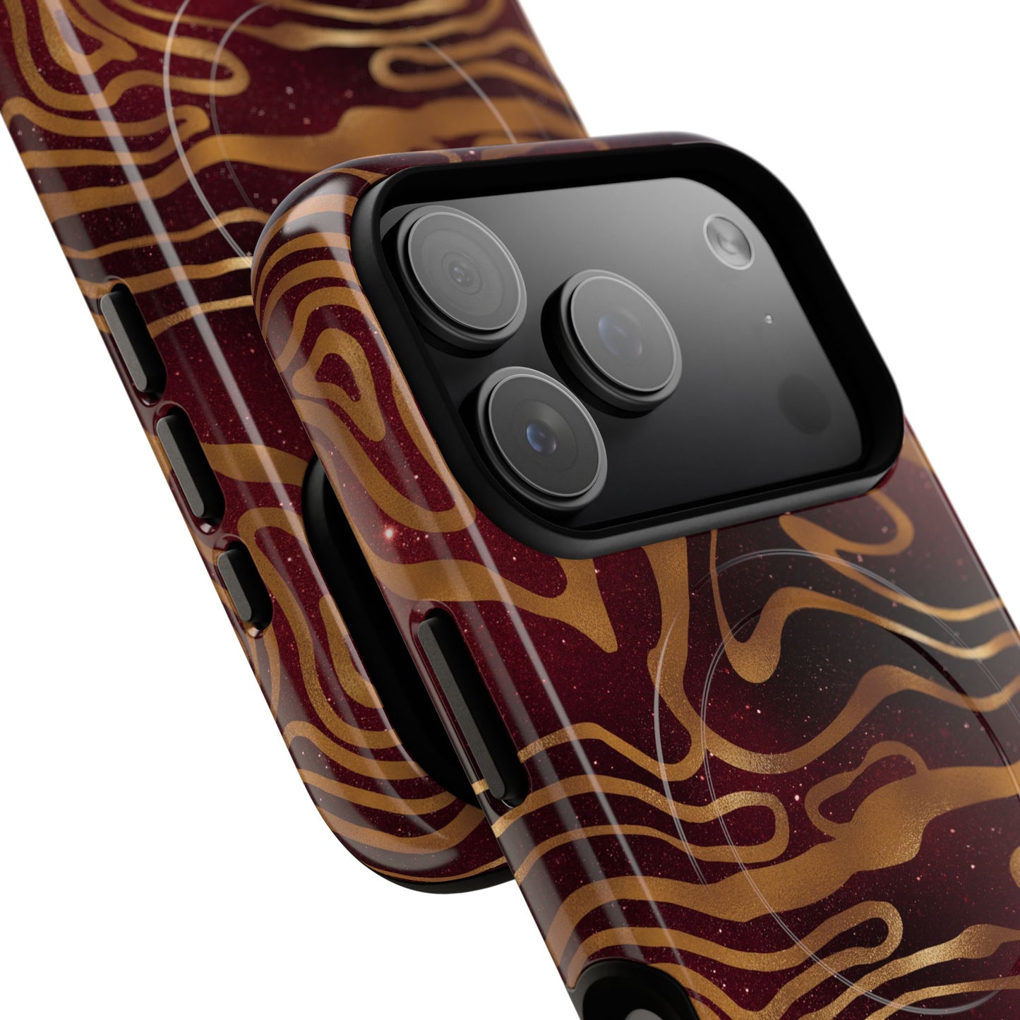 Cosmic Gold in Red - iPhone Magsafe Case