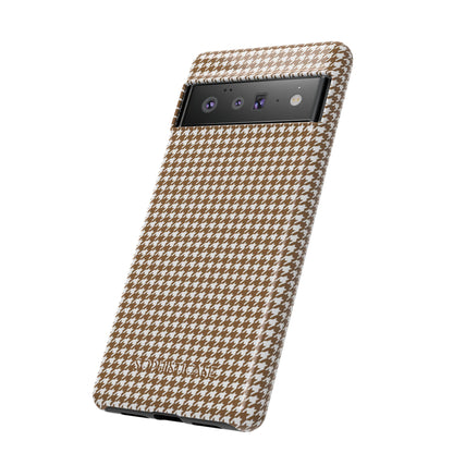 Tough Case - Houndstooth in Brown