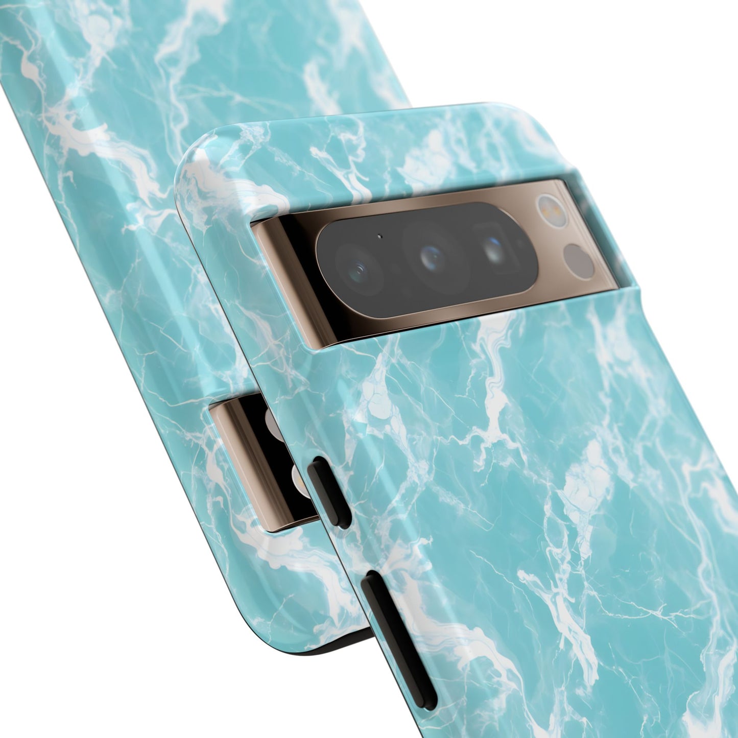 Marble Crush in Aqua - Tough Phone Case