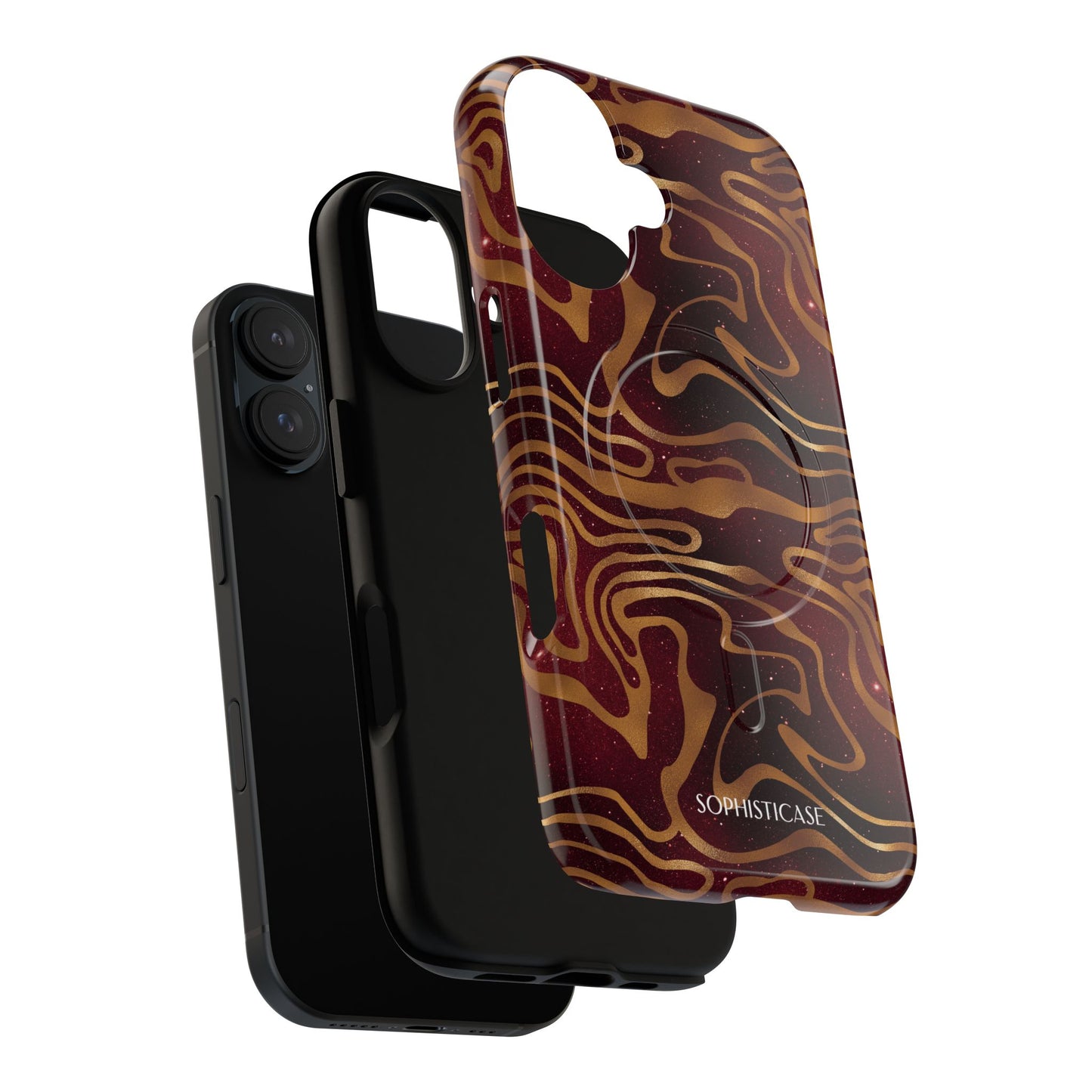 Cosmic Gold in Red - iPhone Magsafe Case