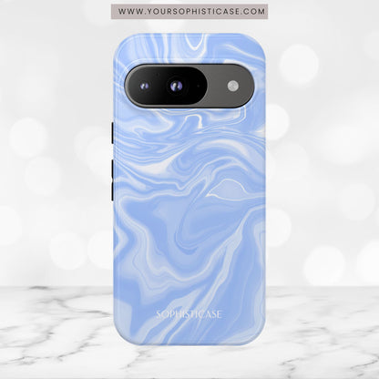Liquid Dreams in Smoke Blue - Tough Phone Case