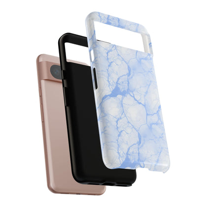 Marble Opulence in Blue - Tough Phone Case