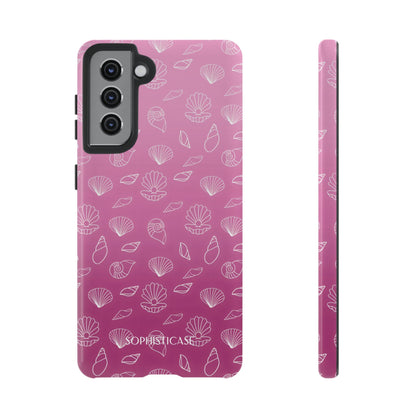Seashell Society in Purple - iPhone Case, Samsung Galaxy Case, Google Pixel Case