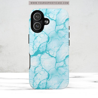 Marble Opulence in Aqua - Magsafe Case