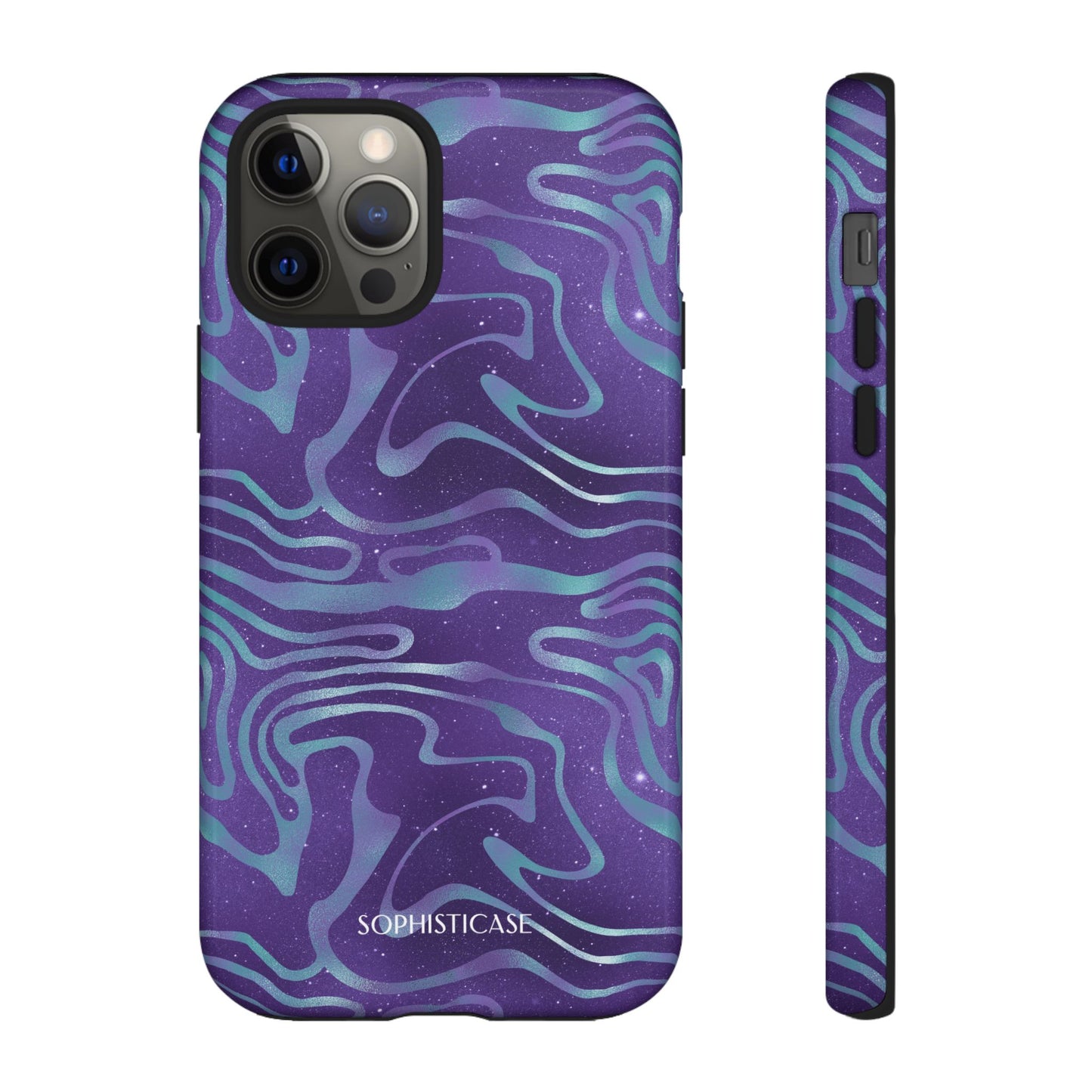 Cosmic Gold in Blue & Purple - iPhone Case, Samsung Galaxy Case, Google Pixel Case