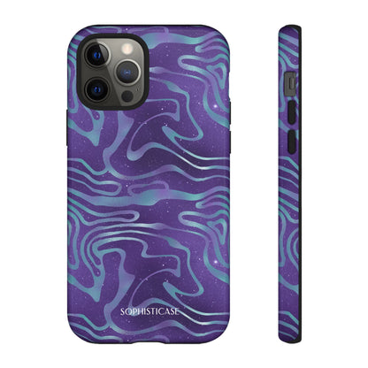 Cosmic Gold in Blue & Purple - iPhone Case, Samsung Galaxy Case, Google Pixel Case