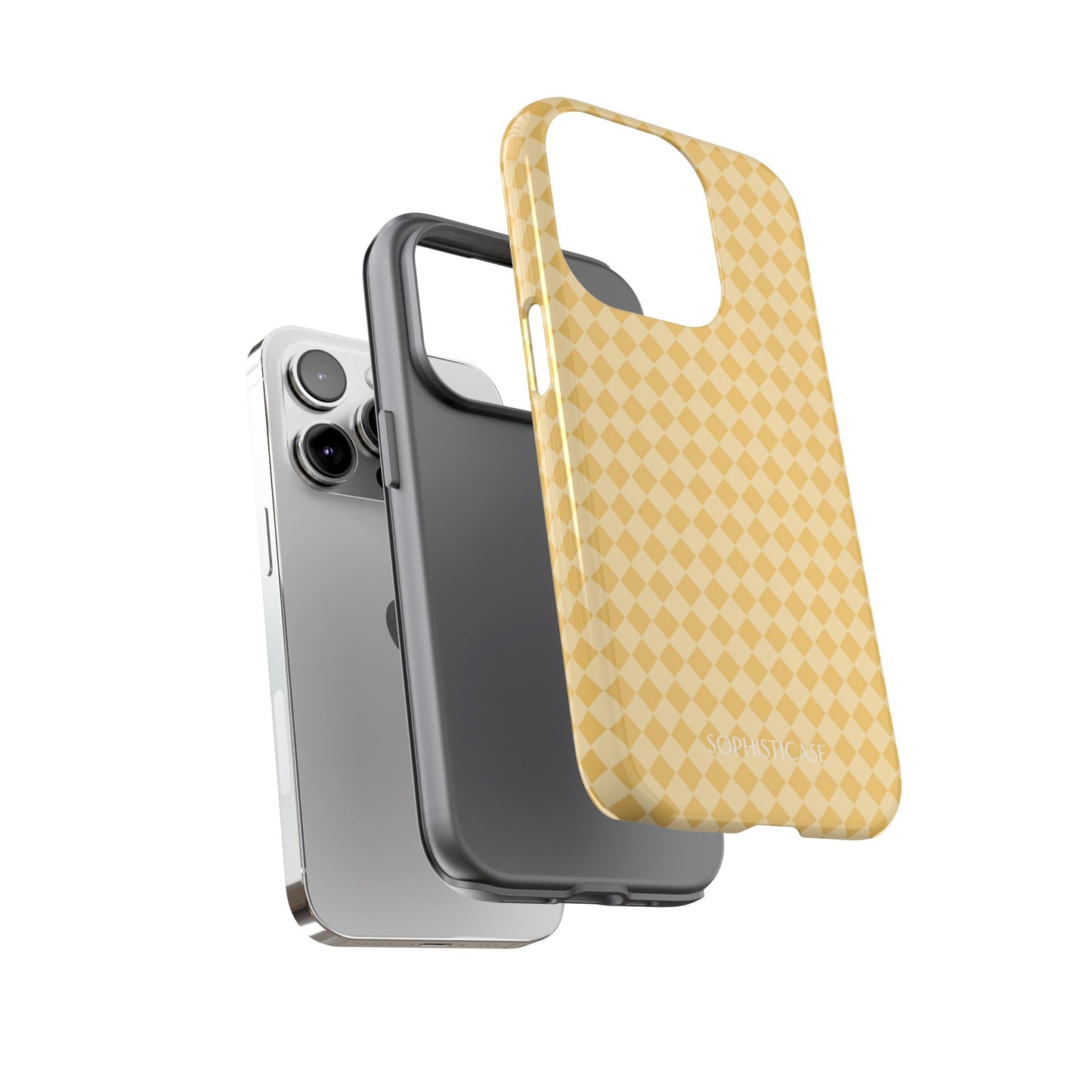 Diamond Diva in Mustard - iPhone Case, Samsung Galaxy Case, Google Pixel Case