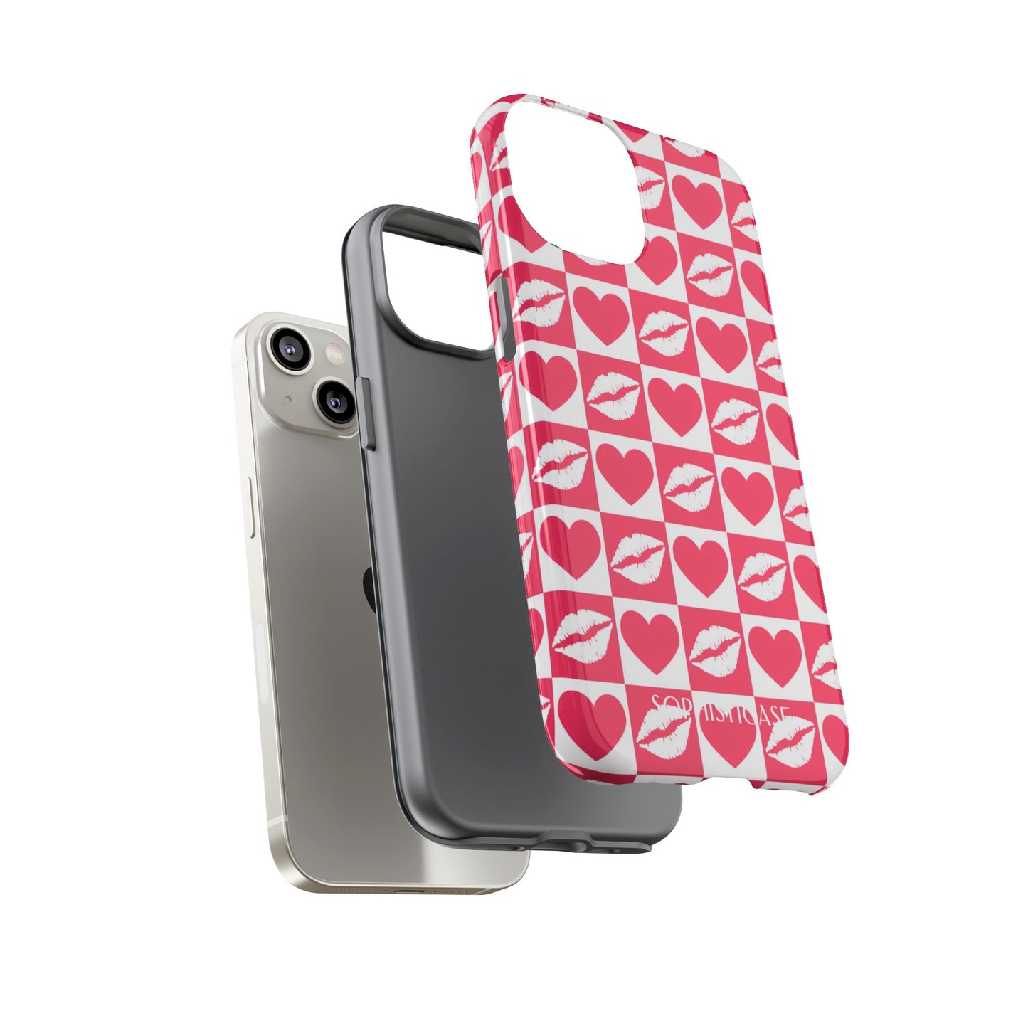 Belle Amie in Hot Pink - Galentines Release - Shockproof Phone Case for iPhone, Samsung Galaxy and Google Pixel