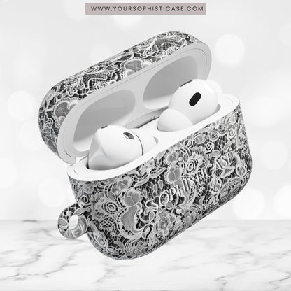 AirPod Cases - Luxe Lace in Black