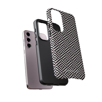 Illusions in Black - Tough Phone Case for Samsung Galaxy