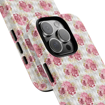 Rose Diamond Romance in Colette - Magsafe Phone Case