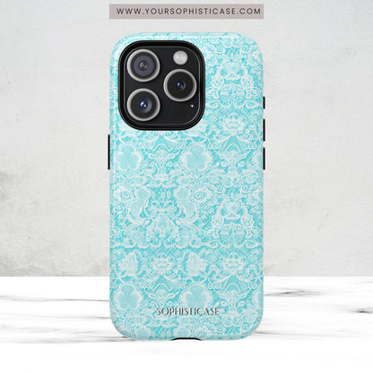 Luxe Lace in Aqua - Magsafe Case