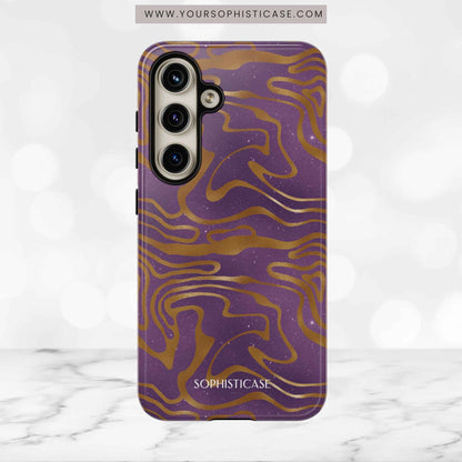 Cosmic Zebra in Purple - iPhone Case, Samsung Galaxy Case, Google Pixel Case
