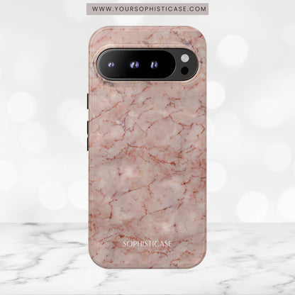 Marble Opulence in Pink - iPhone Case, Samsung Galaxy Case, Google Pixel Case