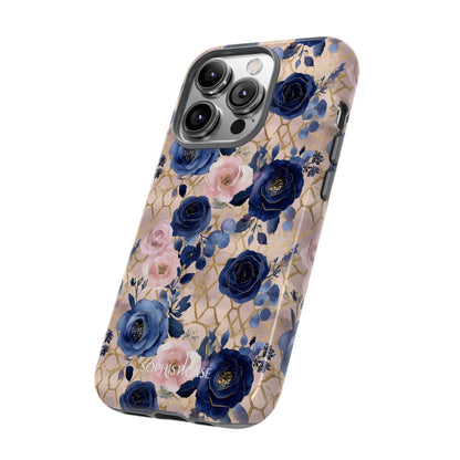 Royal Floral in Navy Blush - Tough Phone Case