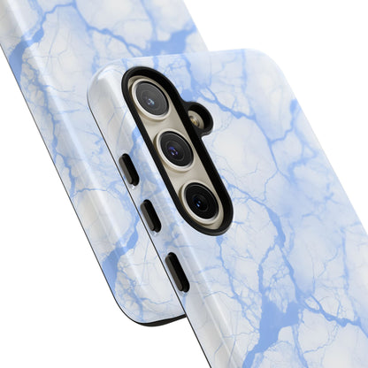 Marble Opulence in Blue - Tough Phone Case