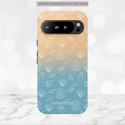 Seashell Society in Sandy Shore - iPhone Case, Samsung Galaxy Case, Google Pixel Case