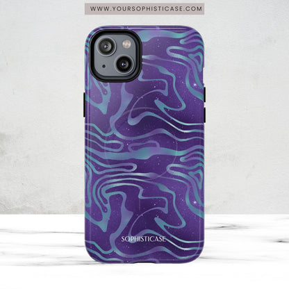 Cosmic Gold in Blue & Purple - iPhone Magsafe Case