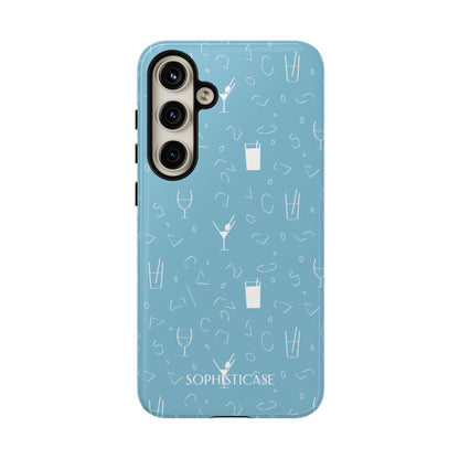 Cocktail Hour in Blue - Tough Phone Case for Samsung