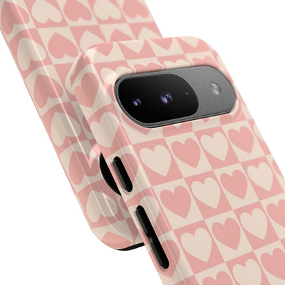 Tough Love in Pink - Tough Phone Case