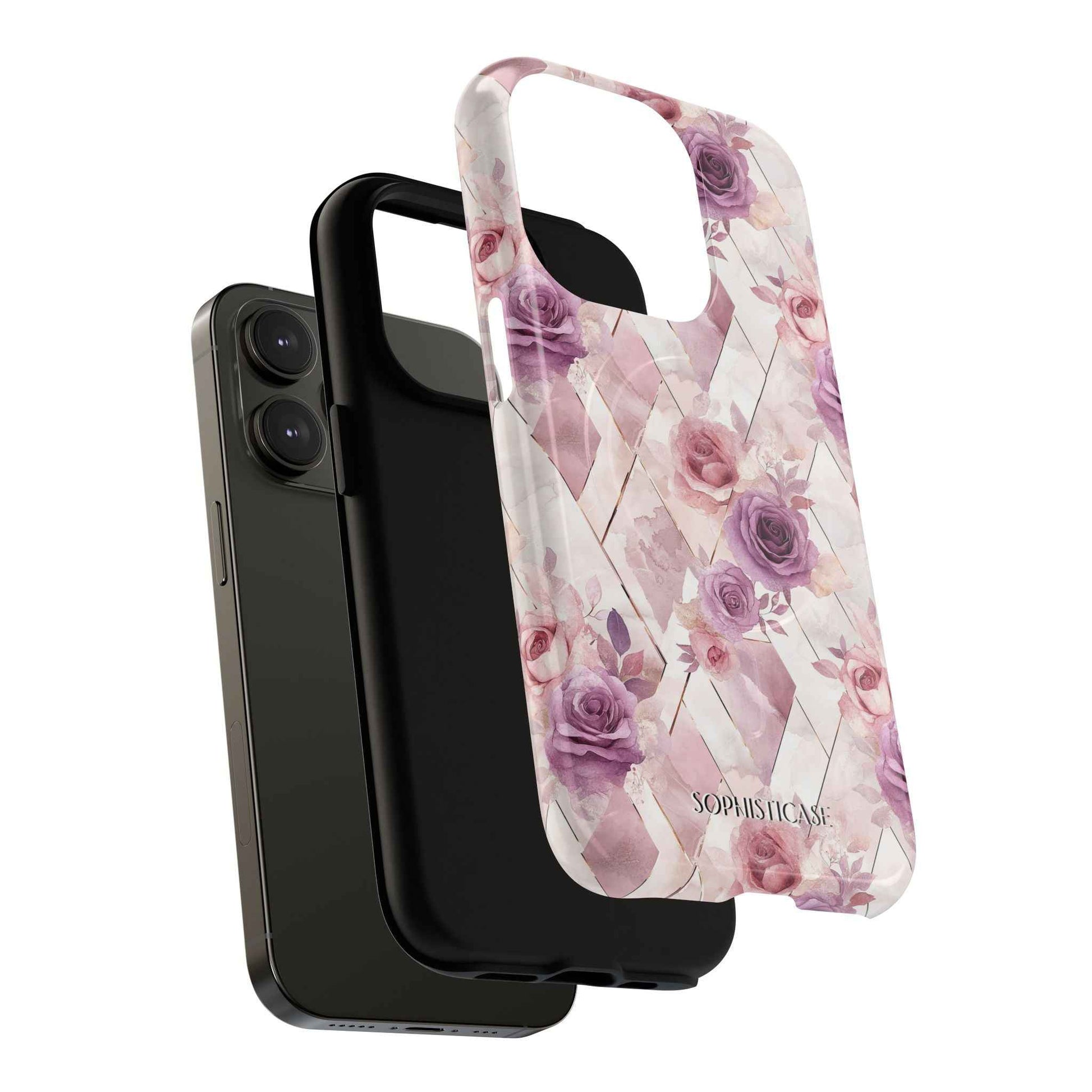 Royal Floral in Mauve Rose - iPhone Magsafe Case