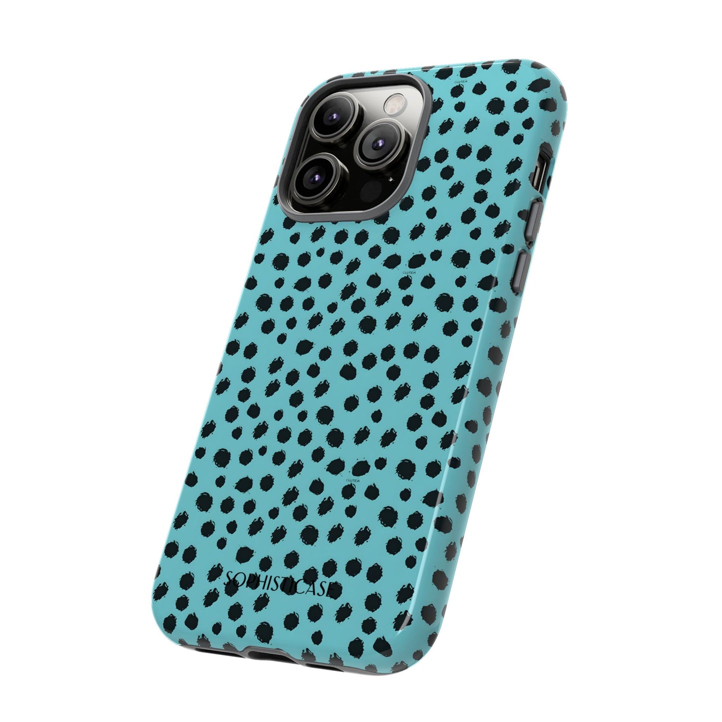 Cheetahs and Liars in Aqua - iPhone Case