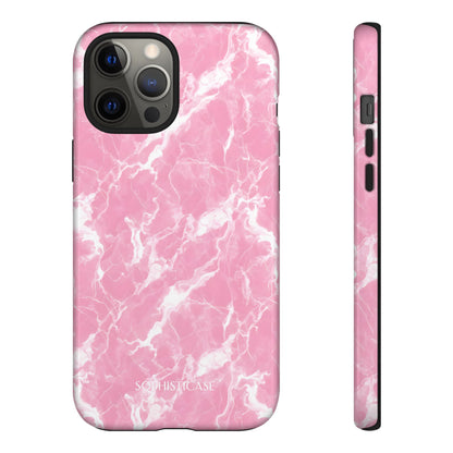 Marble Crush in Pink - iPhone Case
