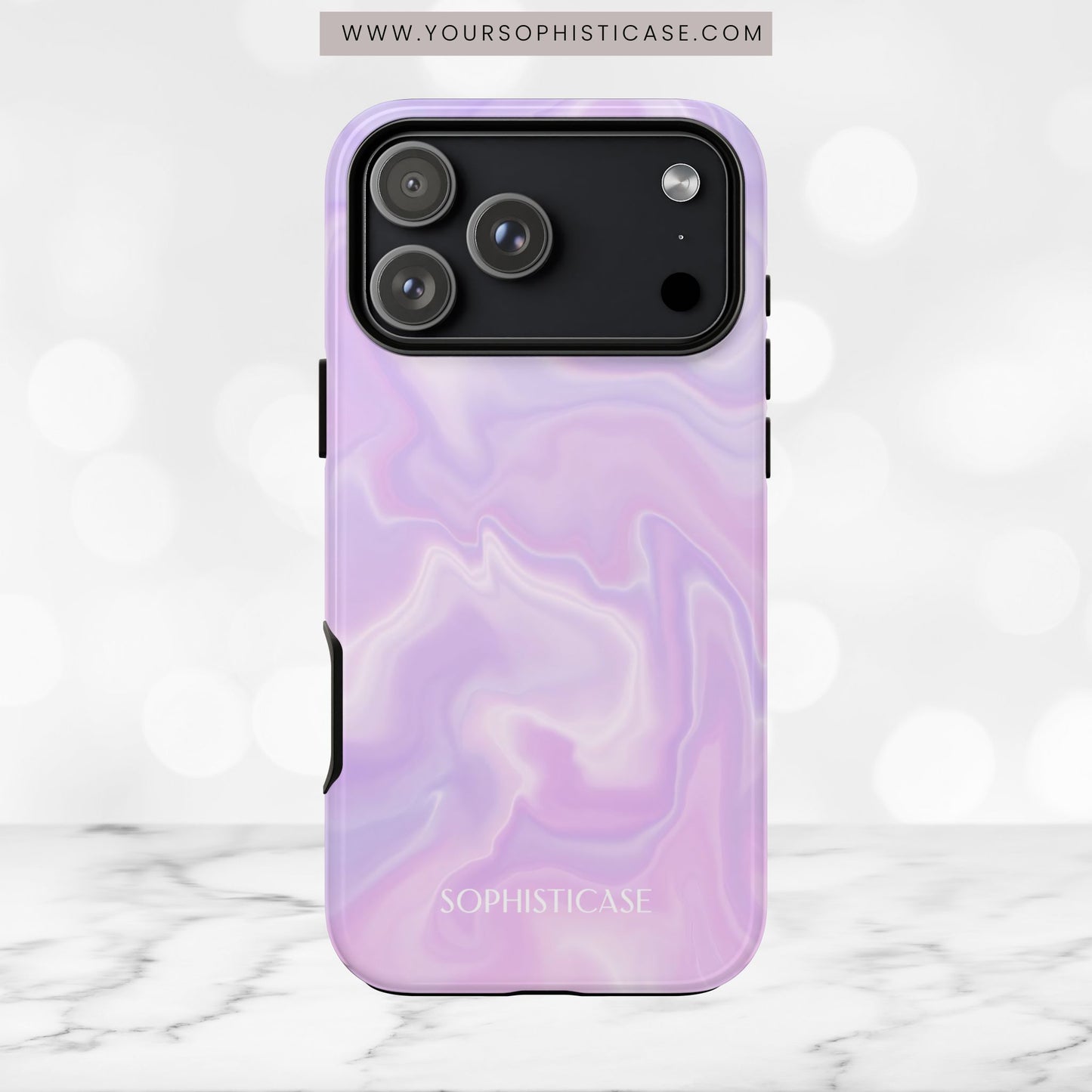 Liquid Magic in Sunset Haze - iPhone Case