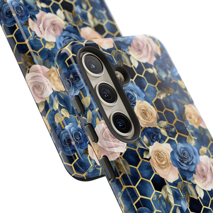 Royal Floral in Midnight Rose - Tough Phone Case
