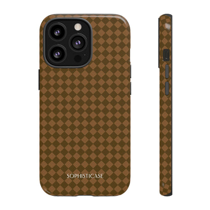 Diamond Diva in Deep Brown - iPhone Case, Samsung Galaxy Case, Google Pixel Case
