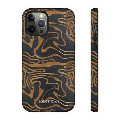 Cosmic Zebra in Black - iPhone Case, Samsung Galaxy Case, Google Pixel Case