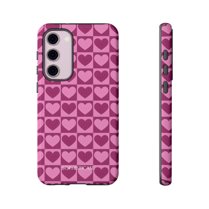 Tough Love in Purple - Tough Phone Case