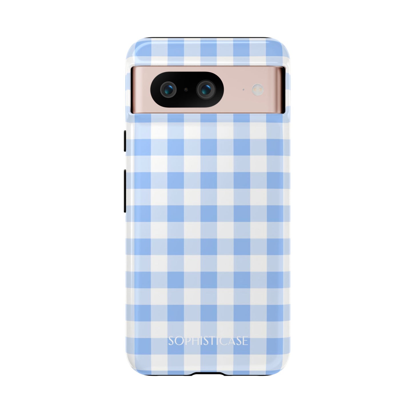 Gingham in Blue - Tough Phone Case for Google Pixel