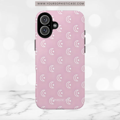 Moon Phase in Pink - iPhone Case