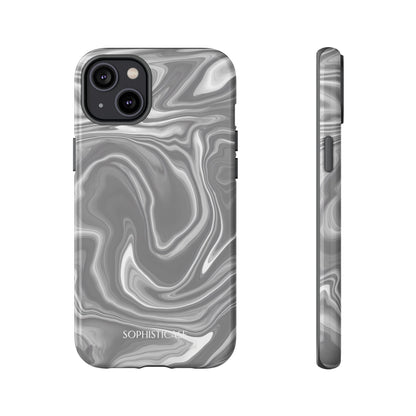 Liquid Dreams in Charcoal - iPhone Case