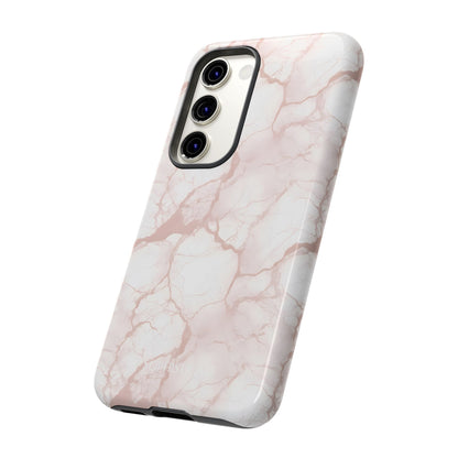Marble Opulence in Neutral Beige - Tough Phone Case